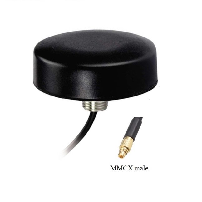 MMCX male 1559-1610MHz beidou glonass gps antenna screw mount outdoor use high gain GPS glonass beidou active car antenna